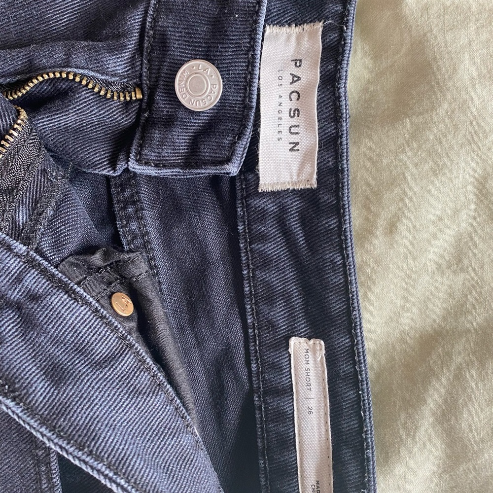 Pacsun Black Jean Shorts Size 26